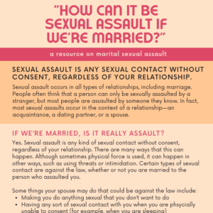 How Can It Be Sexual Assault If We're Married
