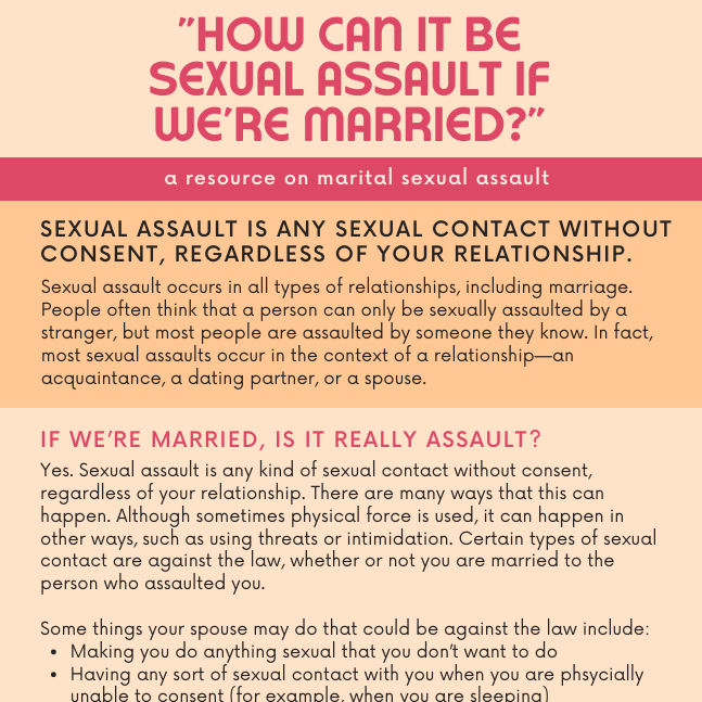 How Can It Be Sexual Assault If Were Married Virginia Sexual And Domestic Violence Action Alliance 7313
